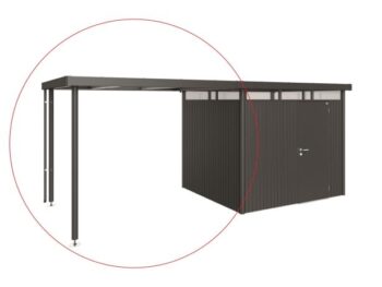 DODATKI ZA KOVINSKE HIKE BIOHORT STRANSKI NADSTREEK HIGHLINE H3 TEMNO SIVA